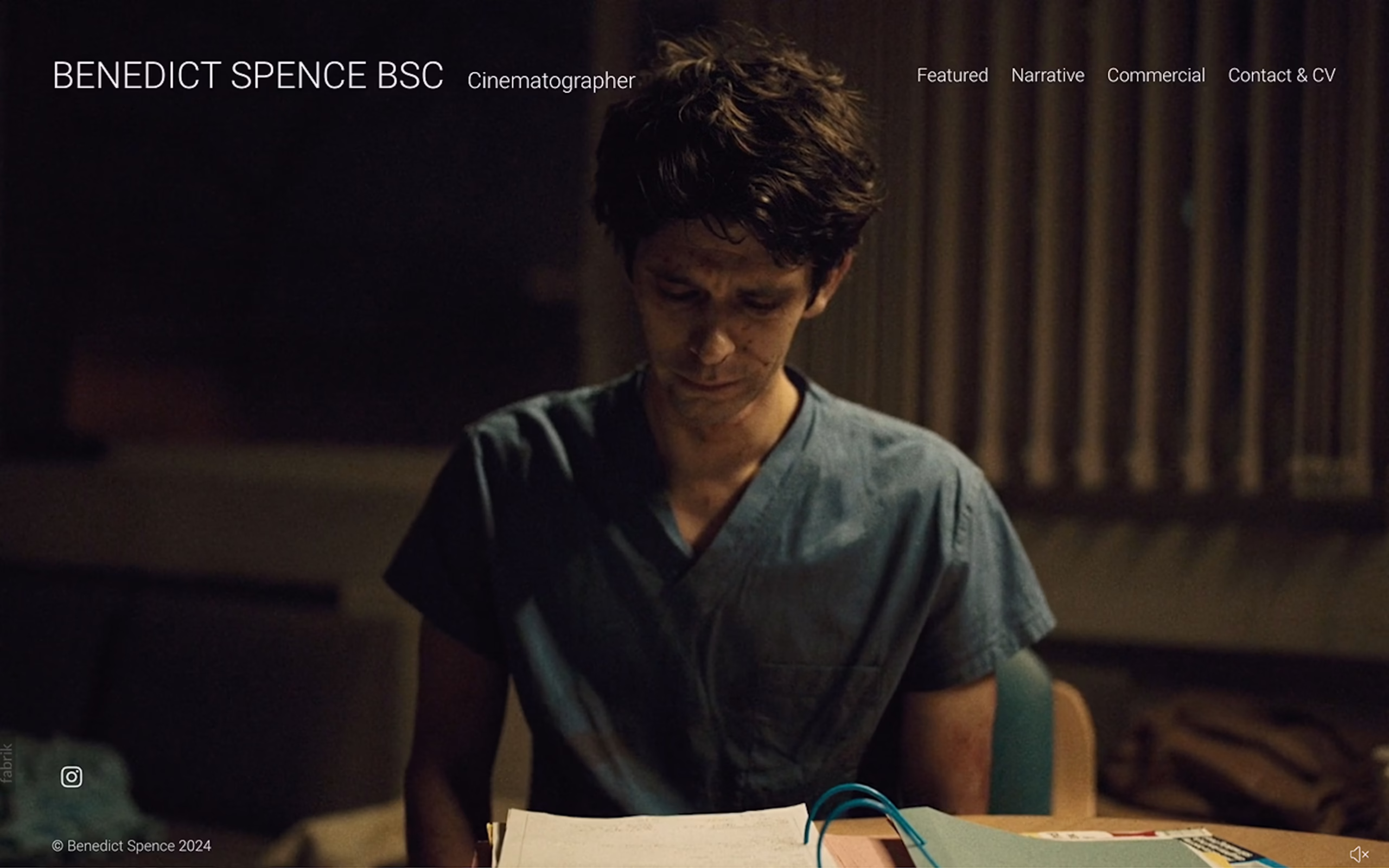 Benedict Spence — Desktop Screenshot