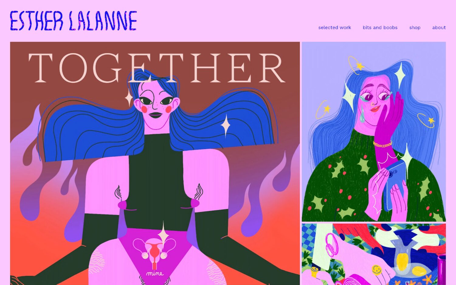 Esther Lalanne — Desktop Screenshot