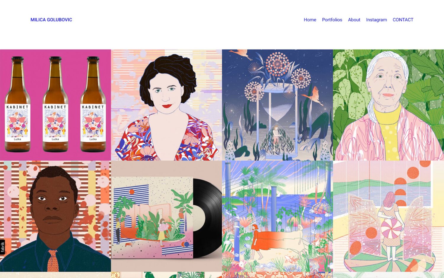 Milica Golubovic — Desktop Screenshot
