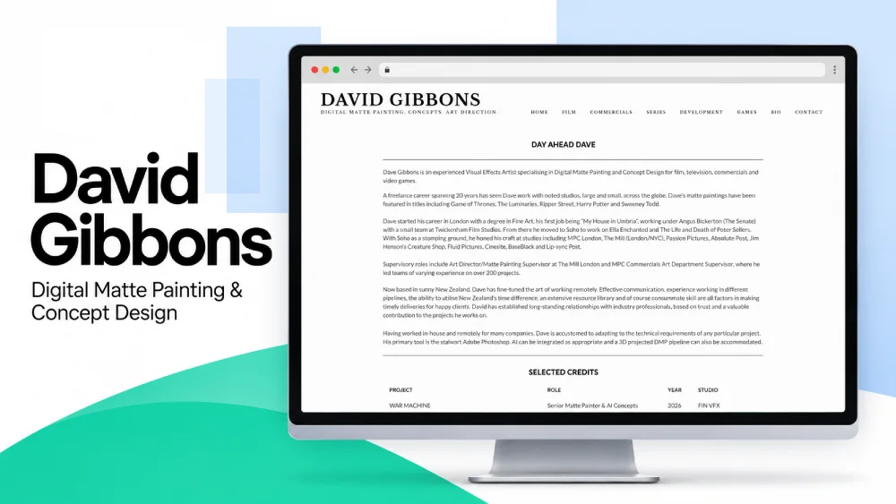 David Gibbons Portfolio Spotlight