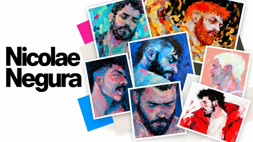Nicolae Negura Painterly Portrait